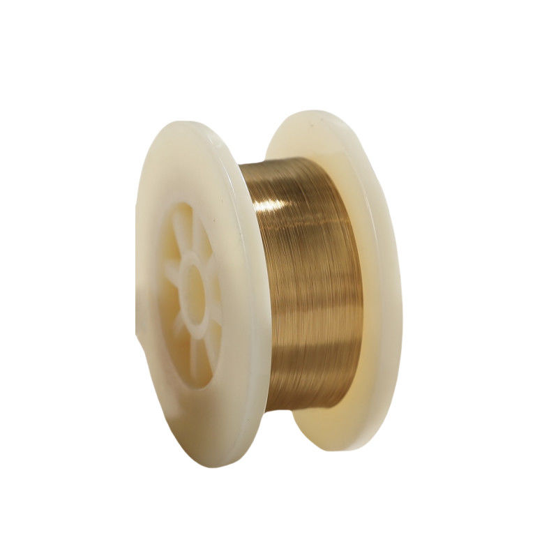 99.95% pureté en or enduit de fil de tungstène Résistance à la corrosion Finition de surface lisse et brillante