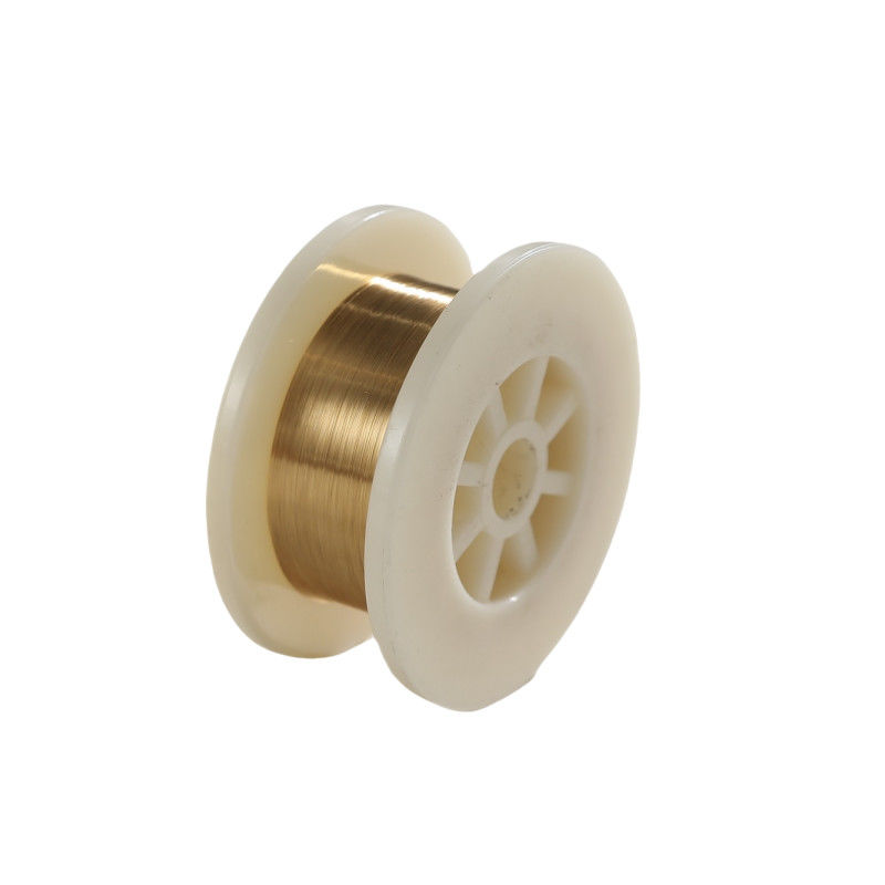 99.95% pureté en or enduit de fil de tungstène Résistance à la corrosion Finition de surface lisse et brillante
