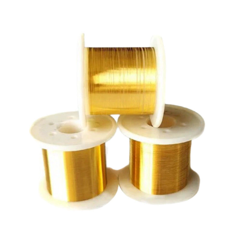 Finition de surface lisse et brillante Fil de tungstène plaqué or pour électrodes hautes performances
