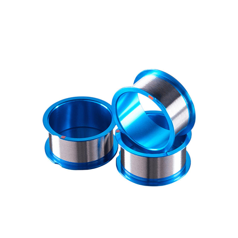 Fil de cuivre recouvert de palladium ultrafin de haute luminosité 0,02 mm Emballage en bobine de qualité aérospatiale avec couche bleue anti-oxydation