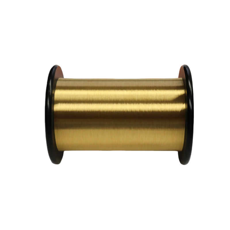 0.01 mm de diamètre fil de molybdène plaqué en or ultrafin pour les industries médicales et électroniques