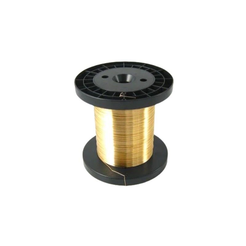 Ultra Thin 0.05mm Gold Coated Silver Spooled Wire For High Reliability Electrical Interconnects