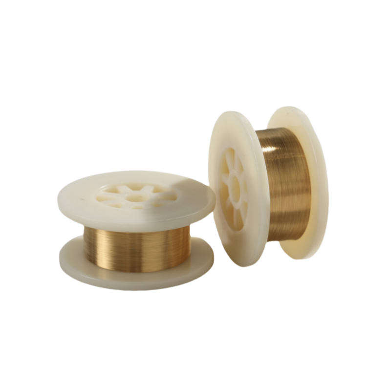 Fil ultrafin de diamètre 0,011 mm Fil de tungstène plaqué or Pour l'industrie des dispositifs médicaux