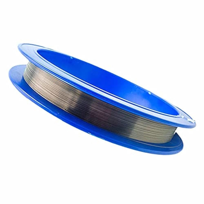 Fil fin de tungstène de 0,01/0,02/0,03 mm de diamètre, 99,95 %, 1000 mètres/bobine, nettoyé, bonne ténacité et déformation