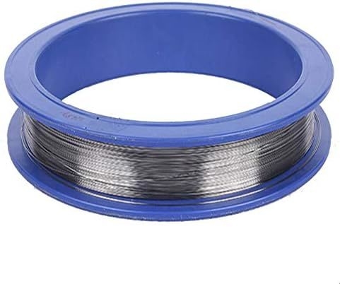 Fil de tungstène à haute température 0,1 mm, longueur 1000 m, facile à traiter, pour l'industrie électrique/machinerie