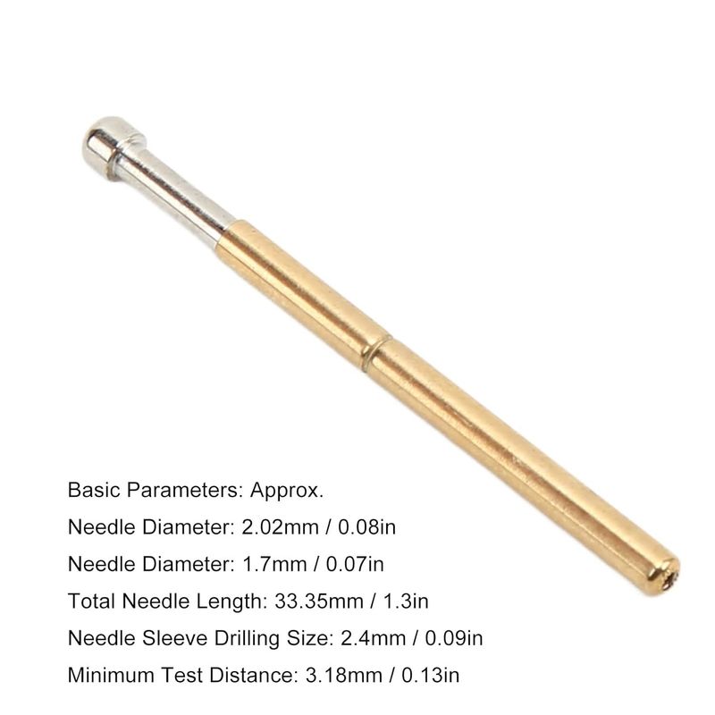 Fournisseur d'usine Sondes de test à ressort Type à grosse tête ronde Diamètre 2mm Outils de test Broche de test PCB