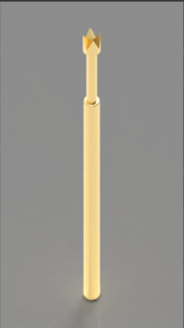 Problème à ressort de 100 millimètres avec pointe de couronne et plongeur BeCu pour une précision de frappe élevée