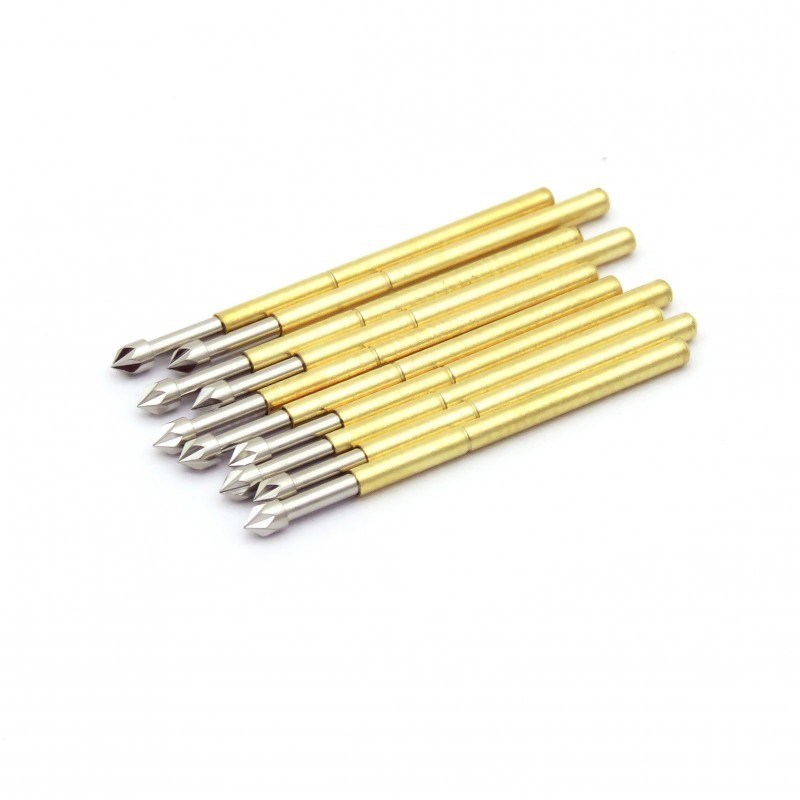 Problème de ressort avec une longueur de 24,5 mm et un diamètre d'aiguille de 1,5 mm pour les essais de PCB à pleine course de 4 mm