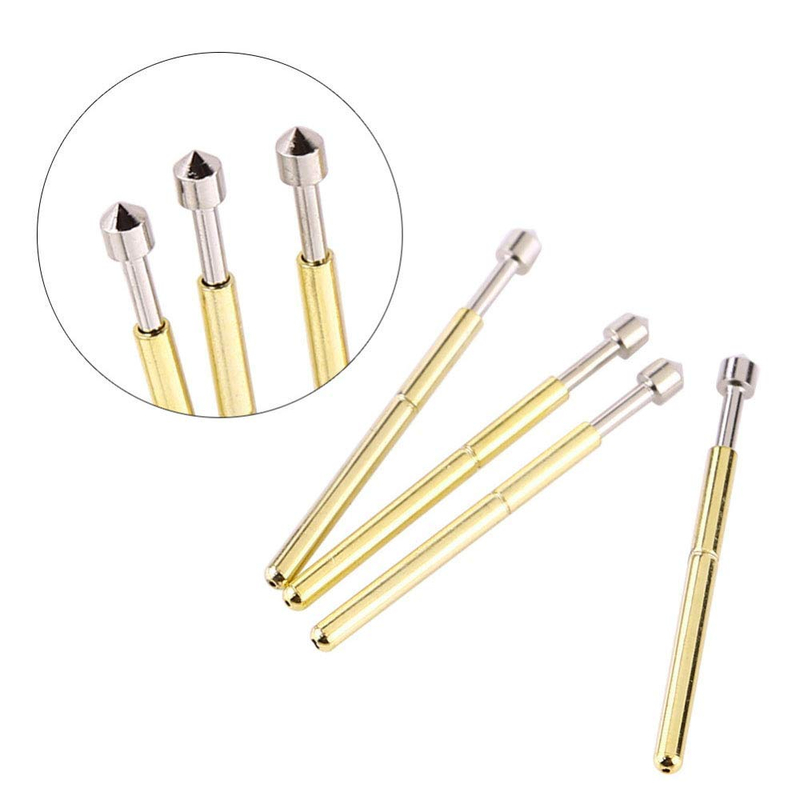 P75-E2 sonde d'essai de ressort avec tête conique de 1,3 mm et diamètre de tube de 1,02 mm pour les essais de PCB 3A