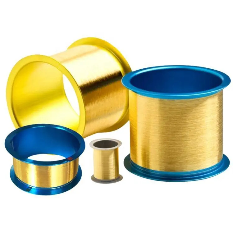 99.999% Fine Gold Bonding Wire with 500/1000 Meters Length and 98% Conductivity for Microelectronics