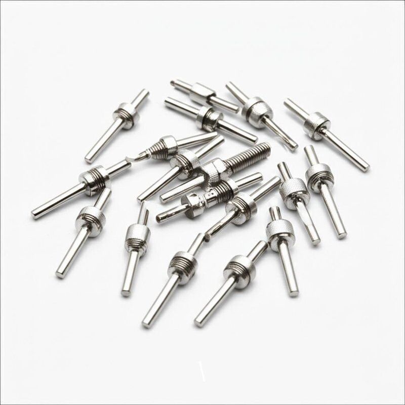 Probe d'essai de ressort en baril en laiton plaqué or avec plongeur BeCu/SK4 et ressort SWP pour les essais de précision