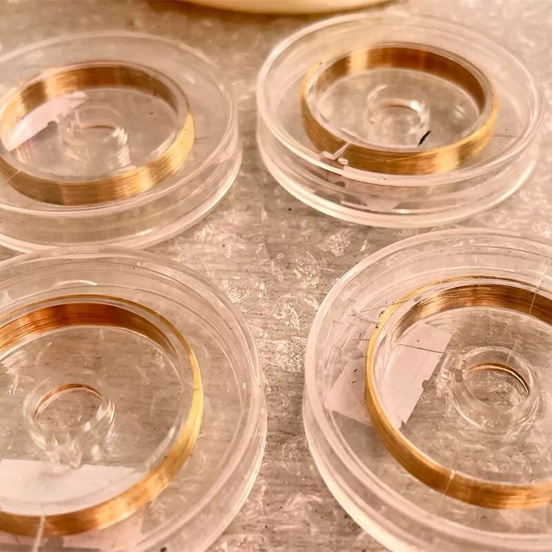 Fil de tungstène plaqué or Fil d'or de tungstène Fil d'or de tungstène Electrode d'or de tungstène Fil d'or plaqué or enduit Fil de tungstène