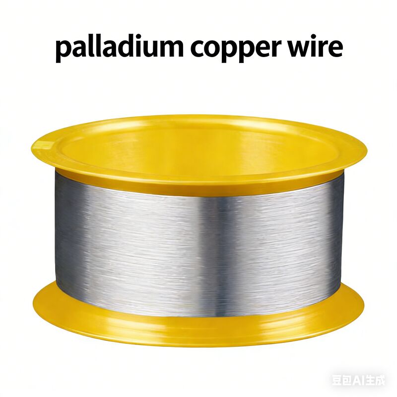 Fil de cuivre revêtu de palladium conçu pour améliorer la durabilité et la conductivité dans les emballages de semi-conducteurs et l'assemblage électronique