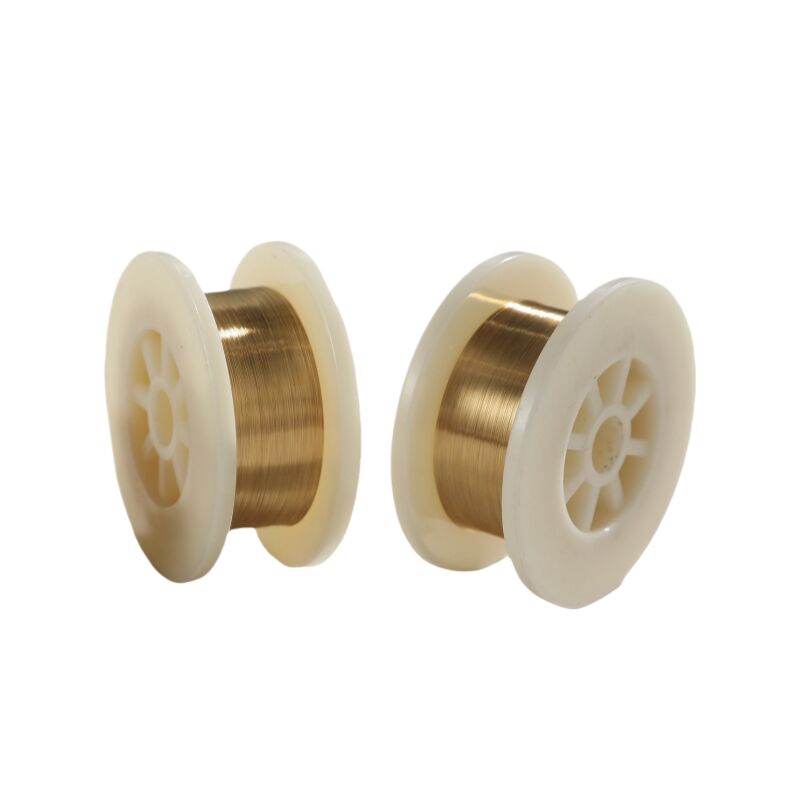0.0035mm Ultra Fine Gold Coated Tungstène fil résistant à haute température résistant à la corrosion pour les composants sous vide