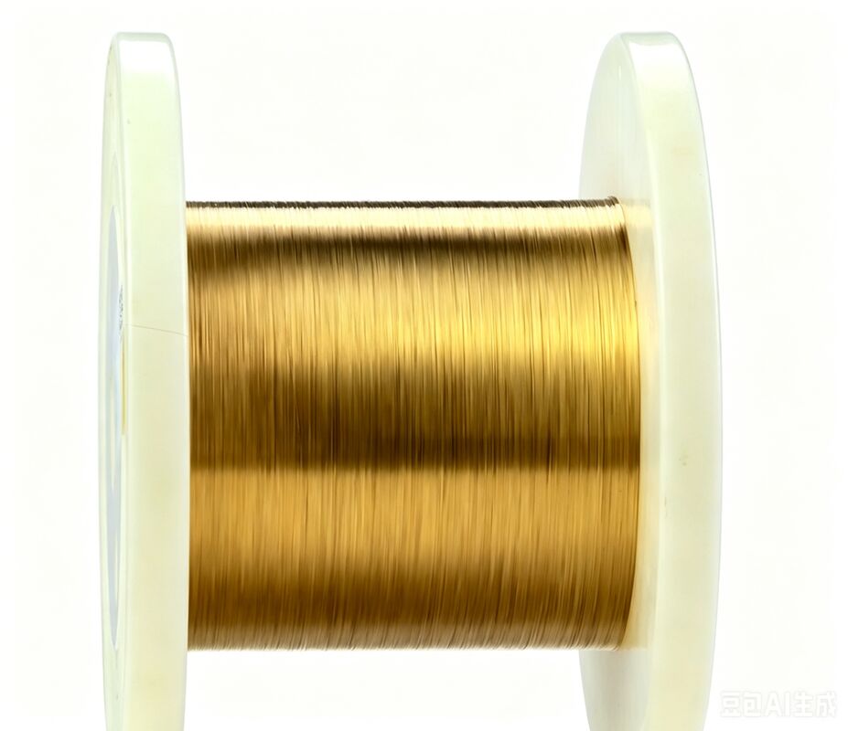 0.0035mm Micro diamètre fil de tungstène plaqué or pour les micro pièces électroniques sous vide