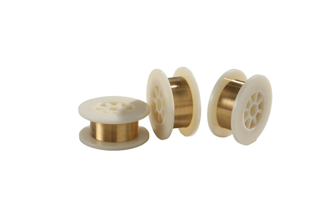 0.0035mm Micro diamètre fil de tungstène plaqué or pour les micro pièces électroniques sous vide